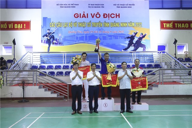 TP Uông Bí Nhất toàn đoàn Giải Vô địch các Câu lạc bộ Võ thuật cổ truyền tỉnh Quảng Ninh năm 2022