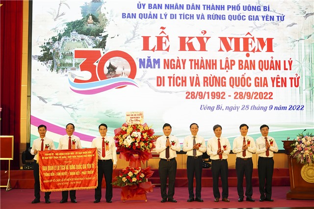 Lễ kỷ niệm 30 năm Ngày thành lập Ban quản lý Di tích và Rừng Quốc gia Yên Tử 28/9 (1992-2022)