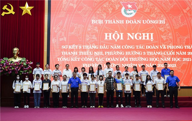 Thành đoàn Uông Bí: Sơ kết công tác đoàn và phong trào thanh thiếu nhi 9 tháng đầu năm;tổng kết công tác đoàn, đội trường học năm học 2021-2022