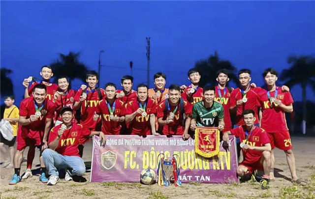 FC Đông Dương KTV vô địch Giải bóng đá phường Trưng Vương mở rộng lần thứ 2 năm 2022