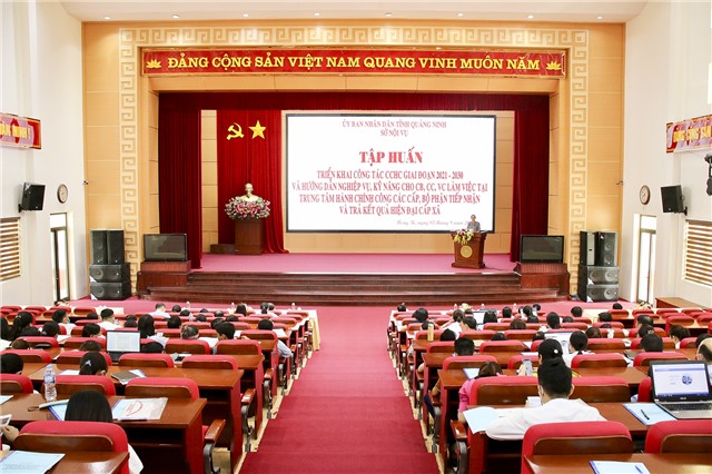 Sở Nội vụ tập huấn triển khai công tác CCHC giai đoạn 2021-2030