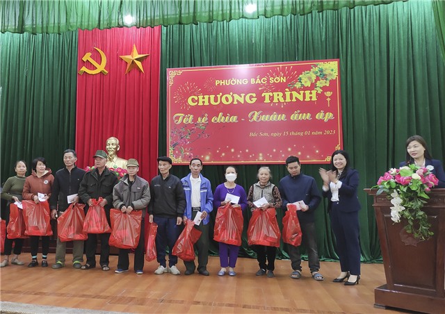Phường Bắc Sơn chương trình Tết sẻ chia - Xuân ấm áp