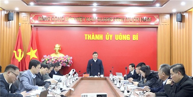 BTV Thành ủy nghe và cho ý kiến một số nội dung công việc