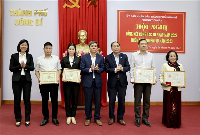 UBND thành phố: Tổng kết công tác tư pháp năm 2022, triển khai nhiệm vụ năm 2023