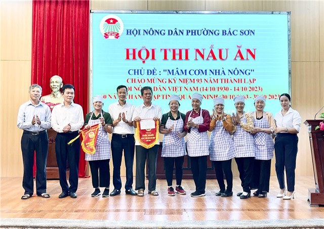 Hội Nông dân phường Bắc Sơn - Hội thi nấu ăn chủ đề Mâm cơm nhà nông