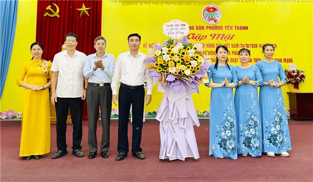 Hội Nông dân phường Yên Thanh gặp mặt kỷ niệm 93 năm Ngày thành lập Hội nông dân Việt Nam