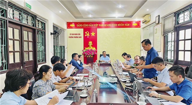 UBND thành phố đối thoại với gia đình ông Lê Nguyễn Tám, trú tại khu Hiệp An 2 liên quan đến công tác GPMB thực hiện Dự án Tuyến đường Yên Tử kéo dài 