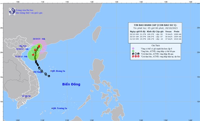 Thành phố Uông Bí chỉ đạo chủ động ứng phó với bão số 5