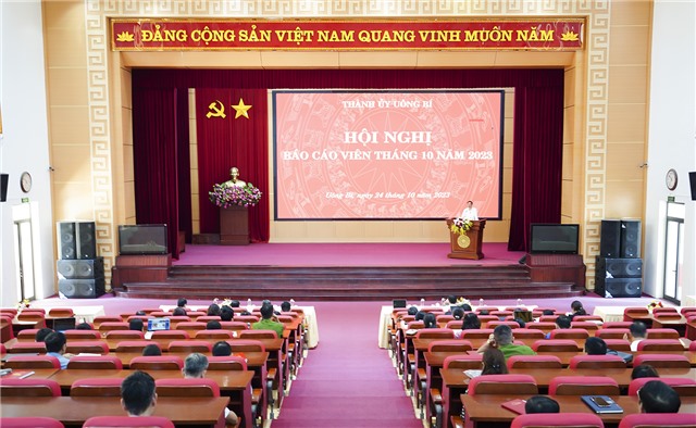 Hội nghị Báo cáo viên Thành phố tháng 10/2023