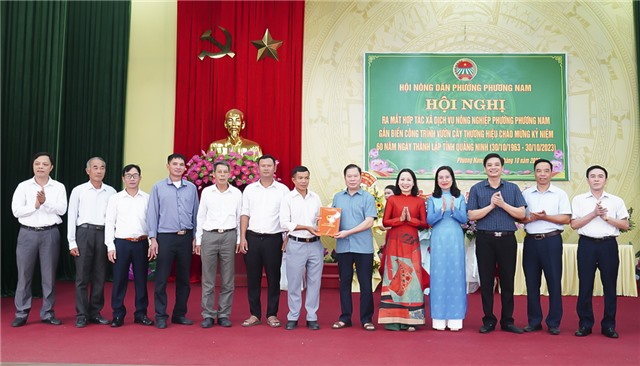 Hội Nông dân phường Phương Nam ra mắt HTX dịch vụ nông nghiệp Phương Nam