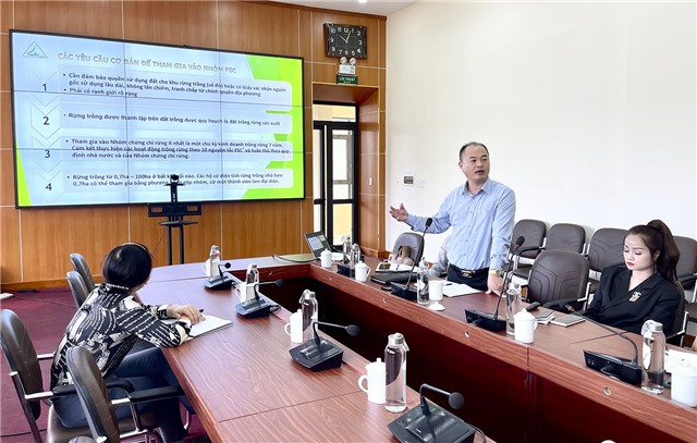 Hội nghị triển khai cấp chứng chỉ quản lý rừng bền vững tại các địa phương 