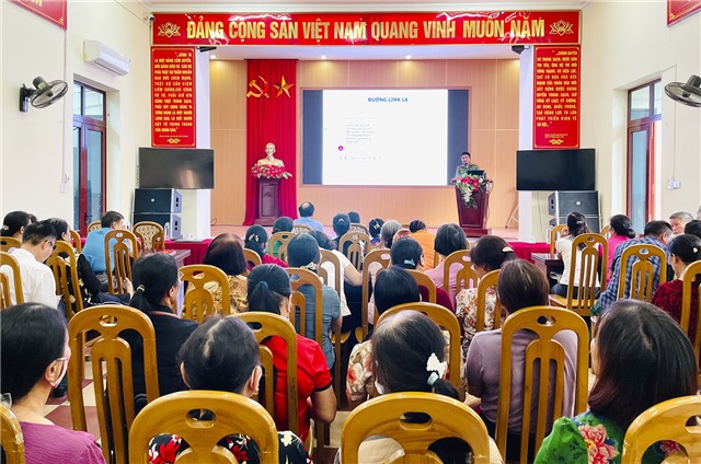 Phường Bắc Sơn tuyên truyền pháp luật về an ninh mạng và Luật thực hiện Dân chủ ở cơ sở năm 2023