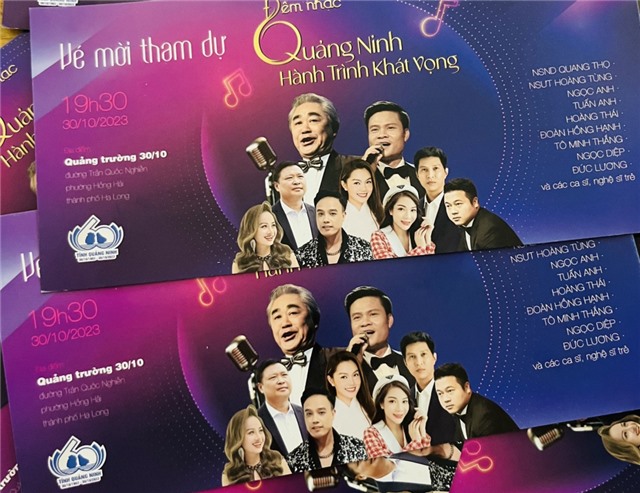 Phát miễn phí vé xem đêm Công diễn các ca khúc đặc sắc chào mừng kỷ niệm 60 năm Ngày thành lập tỉnh  