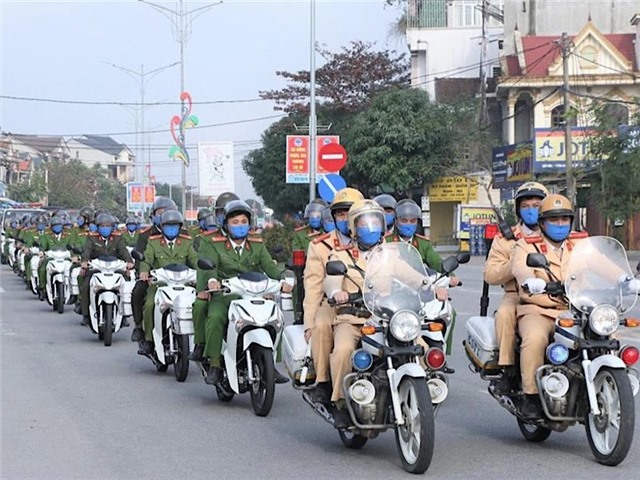 Mở đợt cao điểm tấn công, trấn áp tội phạm, bảo đảm an ninh, trật tự Tết Nguyên đán Giáp Thìn