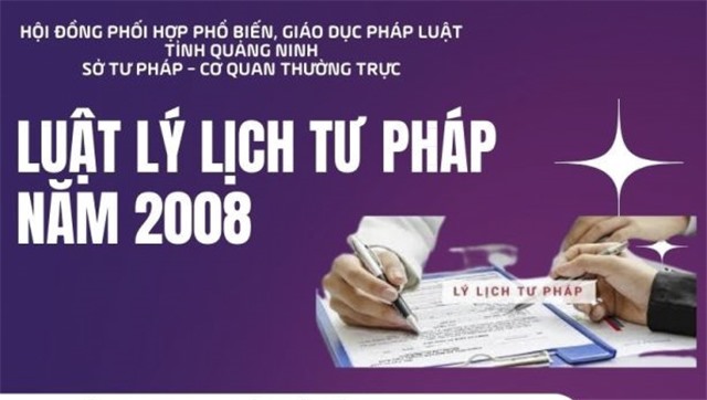 Infographic Luật Lý lịch tư pháp