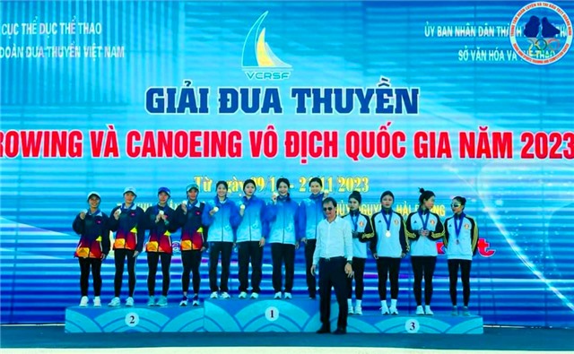 Quảng Ninh giành 3 HCV tại Giải Đua thuyền Rowing&Canoeing Vô địch Quốc gia 2023 