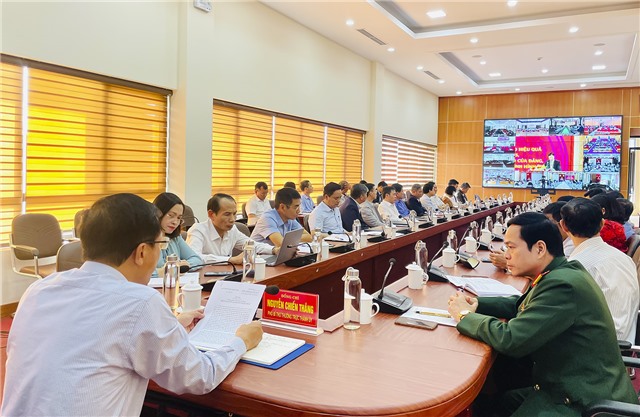 Uông Bí tham gia Hội nghị trực tuyến phổ biến, hướng dẫn thực hiện quy định về quan hệ đối ngoại Đảng, đối ngoại Nhân dân