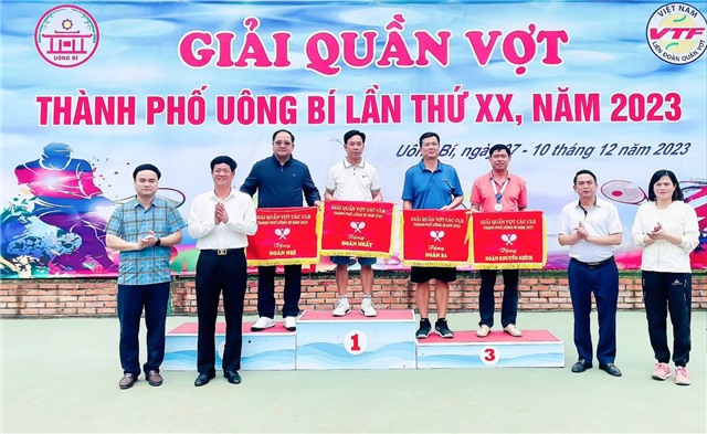 Bế mạc Giải quần vợt thành phố Uông Bí lần thứ XX năm 2023