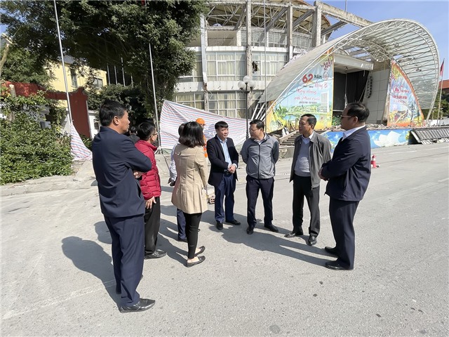 Lãnh đạo thành phố kiểm tra tiến độ một số công trình trên địa bàn