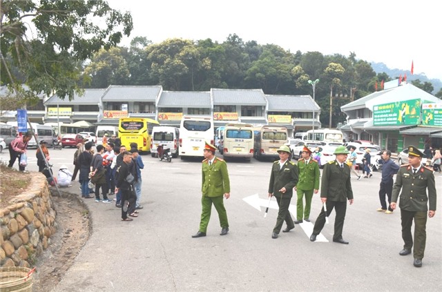 Đảm bảo an ninh trật tự ở các lễ hội đầu năm