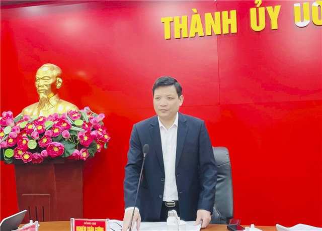 Hội nghị Ban thường vụ Thành ủy tháng 2