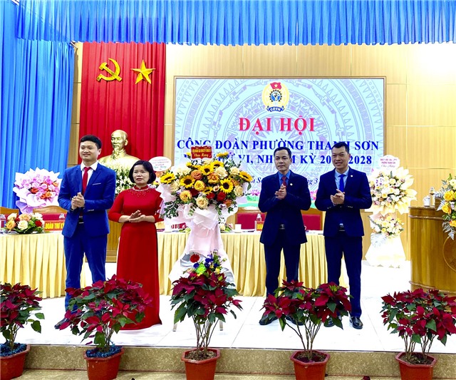 Đại hội công đoàn phường Thanh Sơn lần thứ VI, nhiệm kỳ 2023-2028