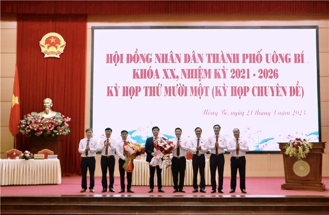 Kỳ họp thứ 11 HĐND thành phố Uông Bí khóa XX  nhiệm kỳ 2021 - 2026 (kỳ họp chuyên đề)