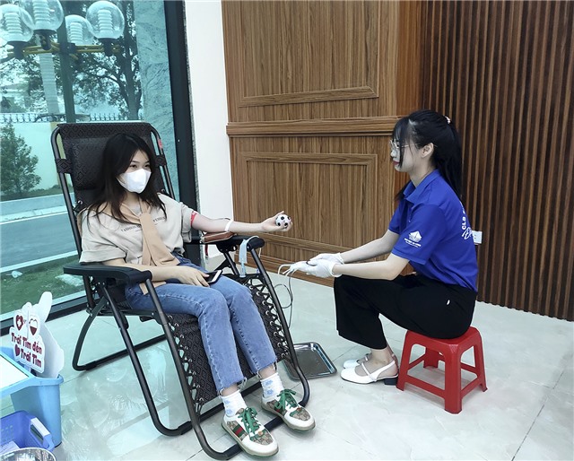 Chương trình hiến máu tình nguyện tại Đại học Hạ Long