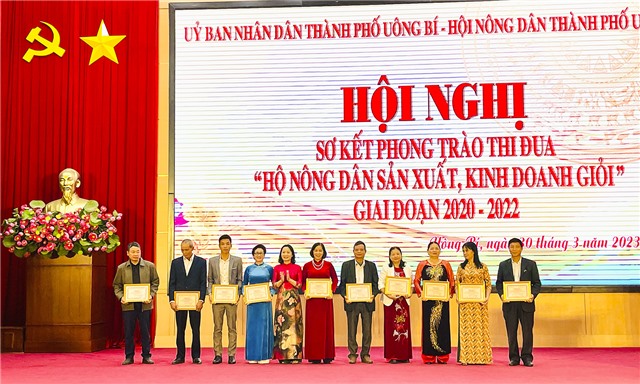 Sơ kết phong trào thi đua “Hộ Nông dân sản xuất kinh doanh giỏi” giai đoạn 2020-2022