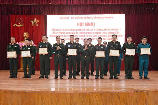 Đảng ủy Quân sự tỉnh: Tổng kết 12 năm thực hiện chỉ thị số 124 của Thường vụ Quân ủy TW