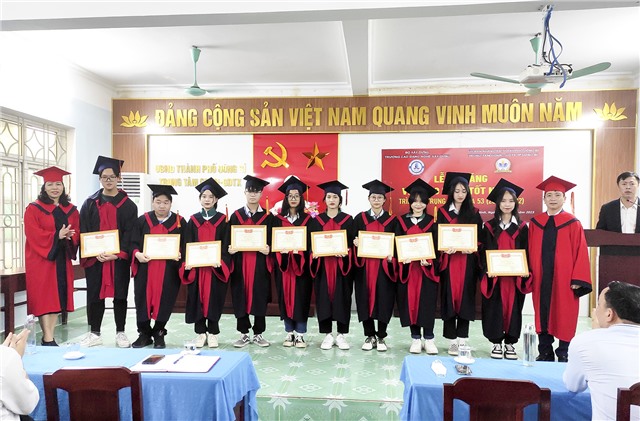 Trường CĐ nghề xây dựng - Trung tâm GDNN & GDTX: Lễ bế giảng và trao bằng tốt nghiệp trình độ trung cấp khóa 53 (2020-2022)