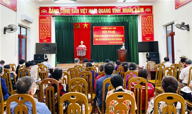 Hội nghị tập huấn, bồi dưỡng nghiệp vụ kỹ năng phổ biến, giáo dục pháp luật cho đội ngũ hoà giải viên cơ sở năm 2023