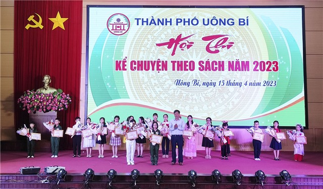 Thành phố Uông Bí: Sôi nổi hội thi kể chuyện theo sách năm 2023