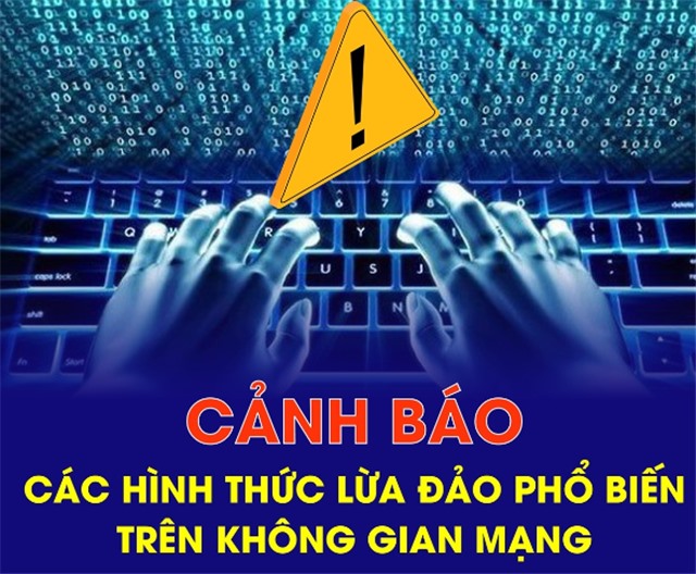 Cảnh báo các hình thức lừa đảo phổ biến trên không gian mạng