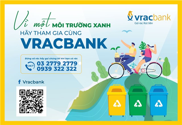 Vì một môi trường xanh - Hãy tham gia cùng Vracbank