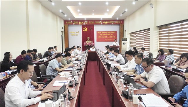 Hội nghị lần thứ 26, BCH Đảng bộ thành phố Uông Bí khóa XX nhiệm kỳ 2020-2025