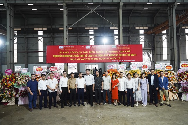 Việt Thuận GROUP khởi công đóng mới 5 tàu biển quốc tế không hạn chế