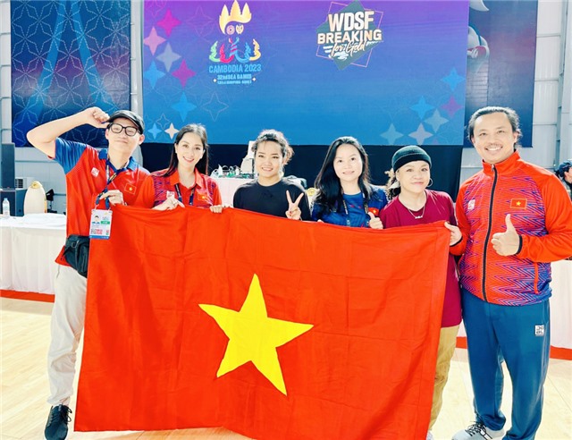 VĐV Quảng Ninh giành cả HCV và HCB môn Dancesport-Breaking tại SEA Games 32