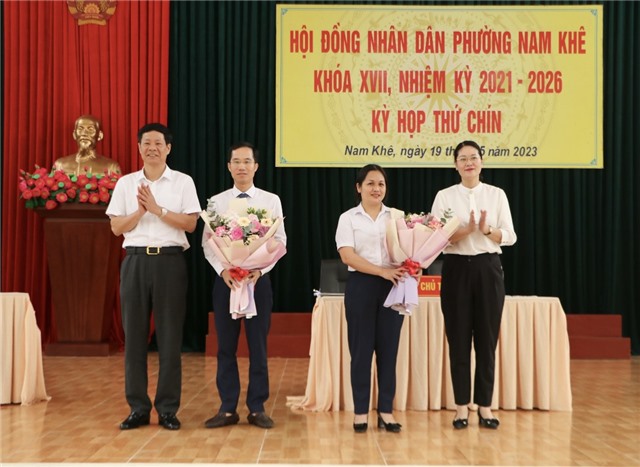 Kỳ họp thứ 9 HĐND phường Nam Khê khoá XVII, nhiệm kỳ 2021 – 2026