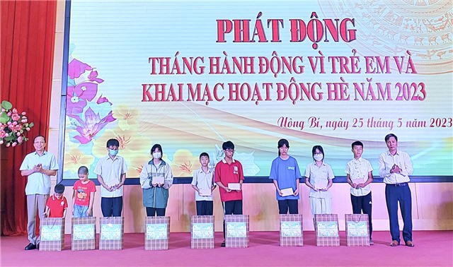 Phát động Tháng hành động vì trẻ em và khai mạc hoạt động hè 2023