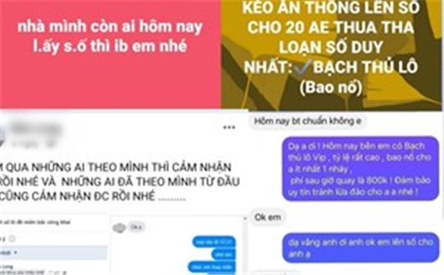 Nở rộ livestream, hội nhóm mua bán số lô, đề trên mạng xã hội