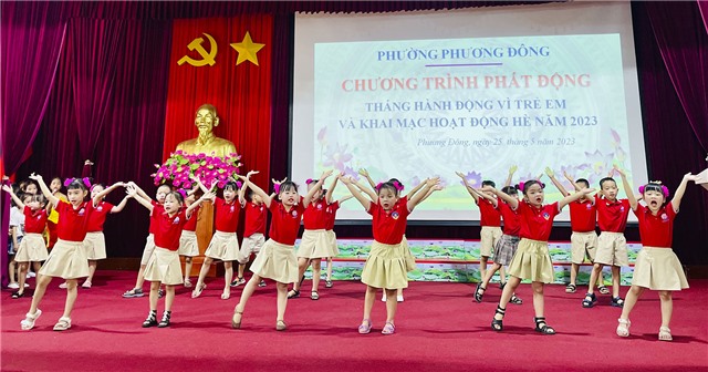 Phường Phương Đông phát động “Tháng hành động vì trẻ em” và khai mạc hoạt động hè năm 2023