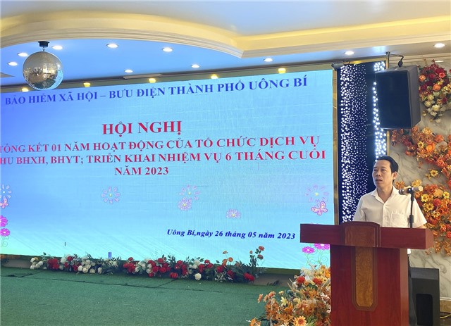 Uông Bí: Đánh giá kết quả hoạt động Tổ chức dịch vụ thu BHXH, BHYT