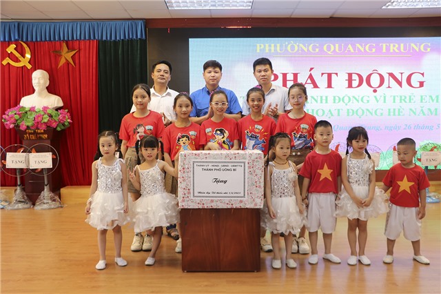 Phường Quang Trung phát động Tháng hành động vì trẻ em và khai mạc các hoạt động hè năm 2023