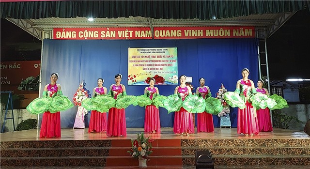 Hội Nông dân phường Quang Trung giao lưu văn nghệ - khiêu vũ, dân vũ Chào mừng thành công Đại hội Đại biểu Hội Nông dân thành phố lần thứ XI, nhiệm kỳ 2023-2028