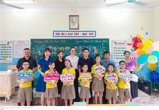 Trường Tiểu học Lê Lợi: Đổi mới hình thức họp phụ huynh cuối năm học