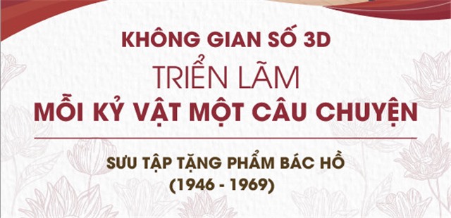 Không gian số 3D triển lãm mỗi kỷ vật một câu chuyện - Sưu tập tặng phẩm Bác Hồ (1946-1969)