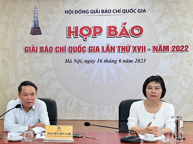 124 tác phẩm được trao giải báo chí quốc gia lần thứ XVII, năm 2022