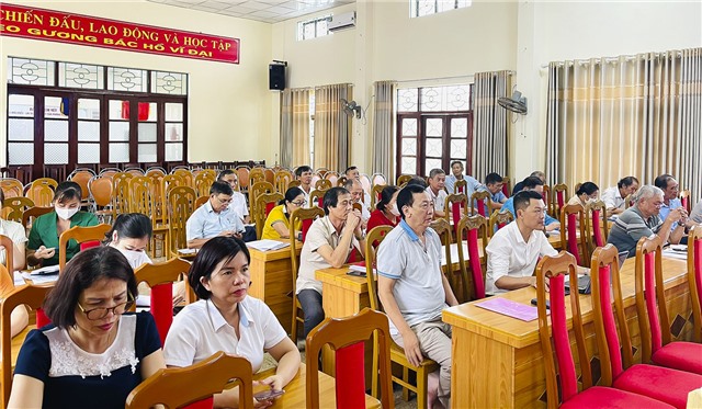 Phường Thanh Sơn sơ kết công tác đảm bảo trật tự an toàn giao thông 6 tháng đầu năm 2023