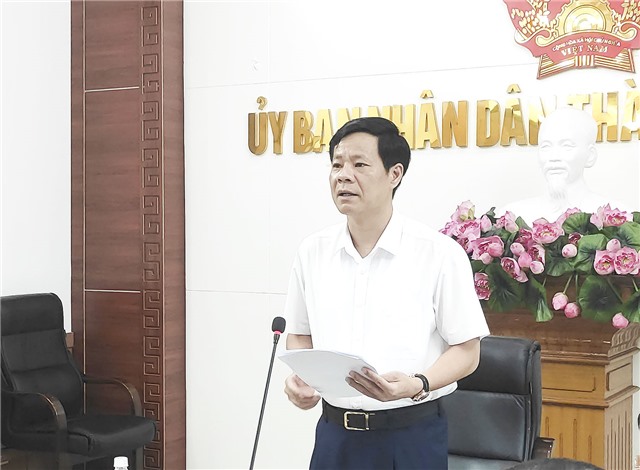 Hội nghị giao ban thường kỳ UBND thành phố